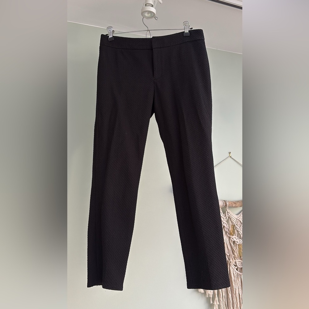 Club Monaco Black Textured Pants